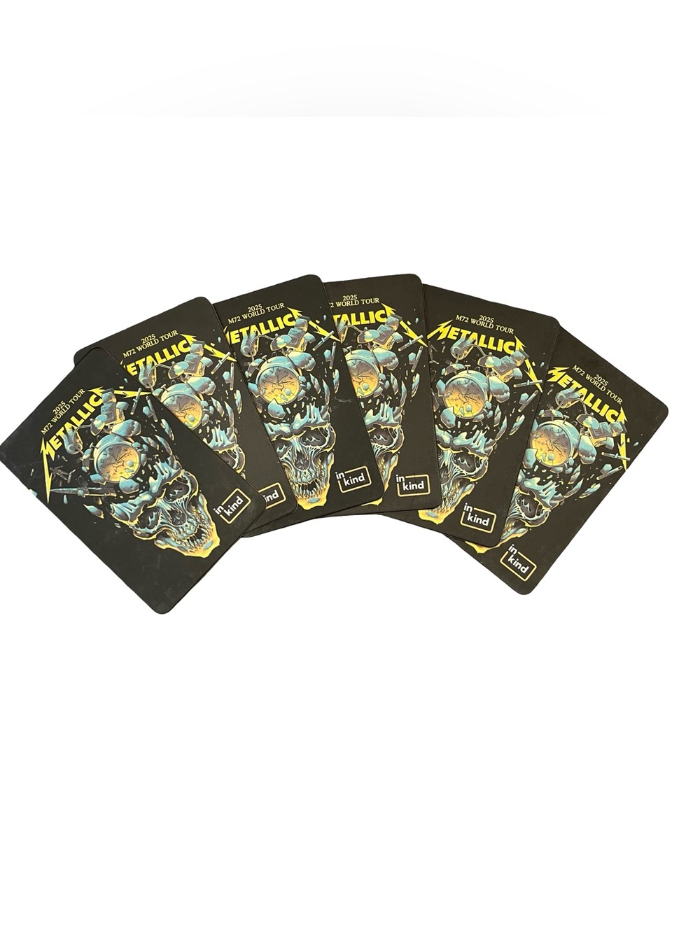 Metallica M72 World Tour Fan Card 2025 72 Seasons Album Lot Concert Giveaway
